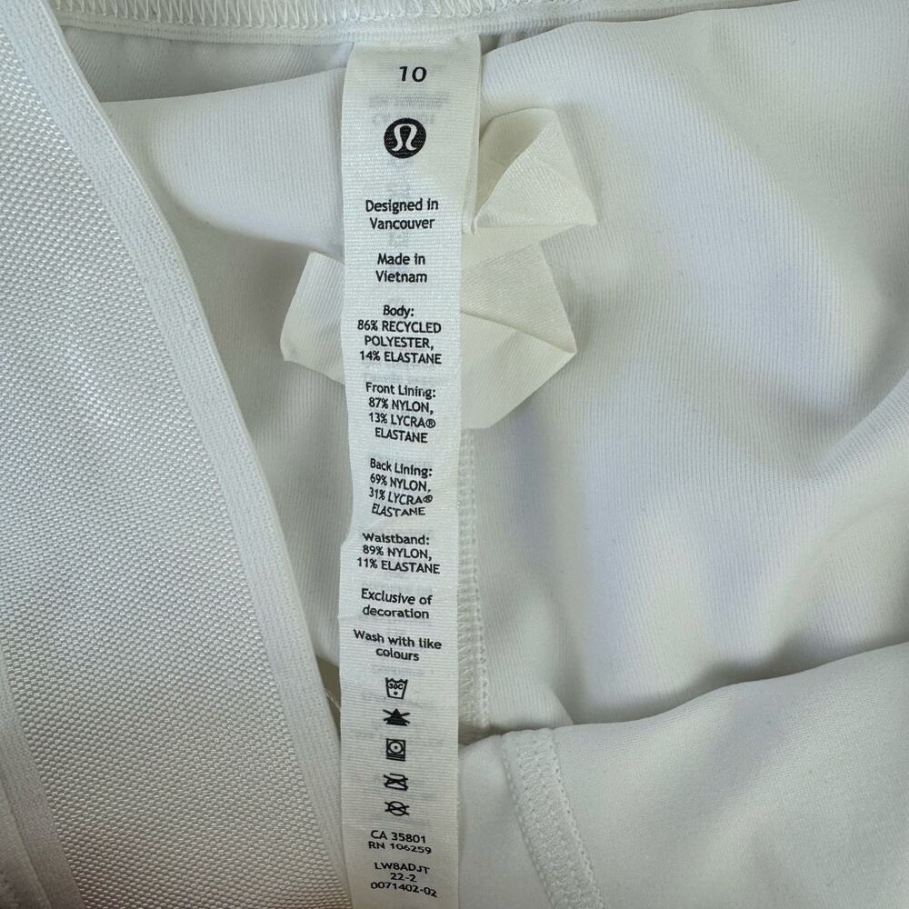 Lululemon Court Rival High-Rise Skirt Sz 10 Long - Transverse Lilac Multi - Picture 8 of 10
